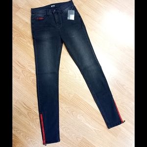 Urban Outfitters BDG Twig High-Rise Ankle Zip Skinny Jeans